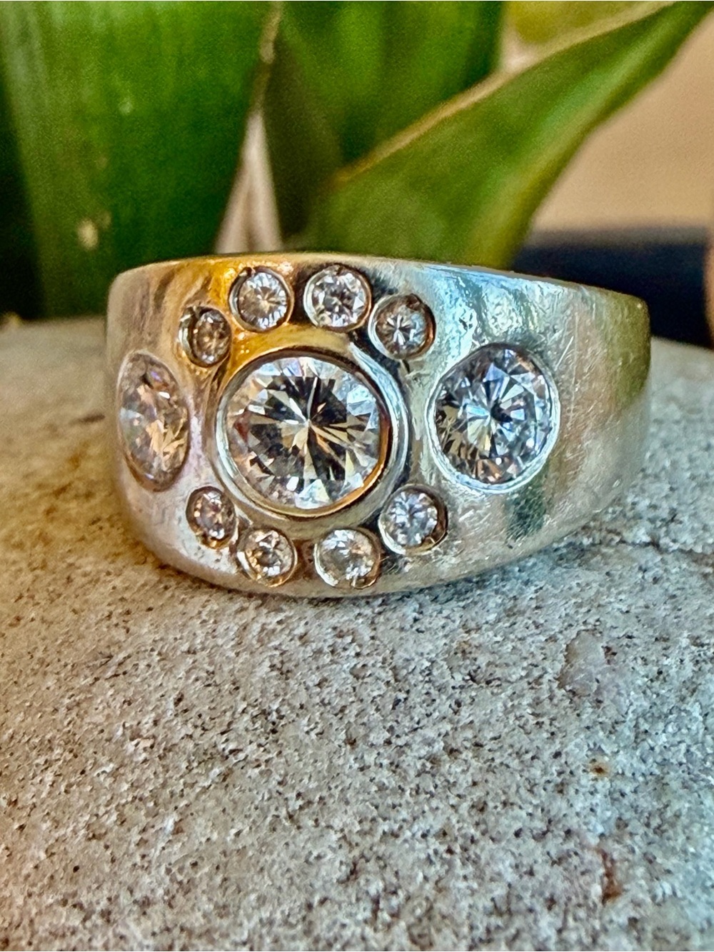 14 karat gold and 2 carat Diamond Ring
